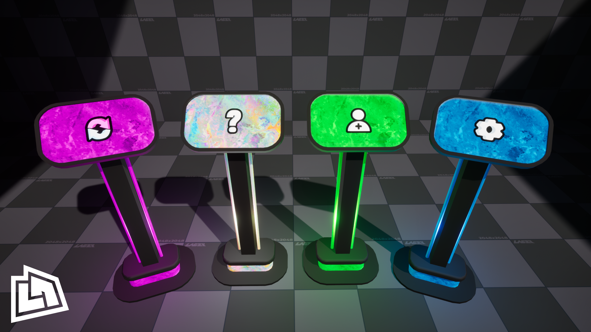 Tablet Prop Pack 3D Props